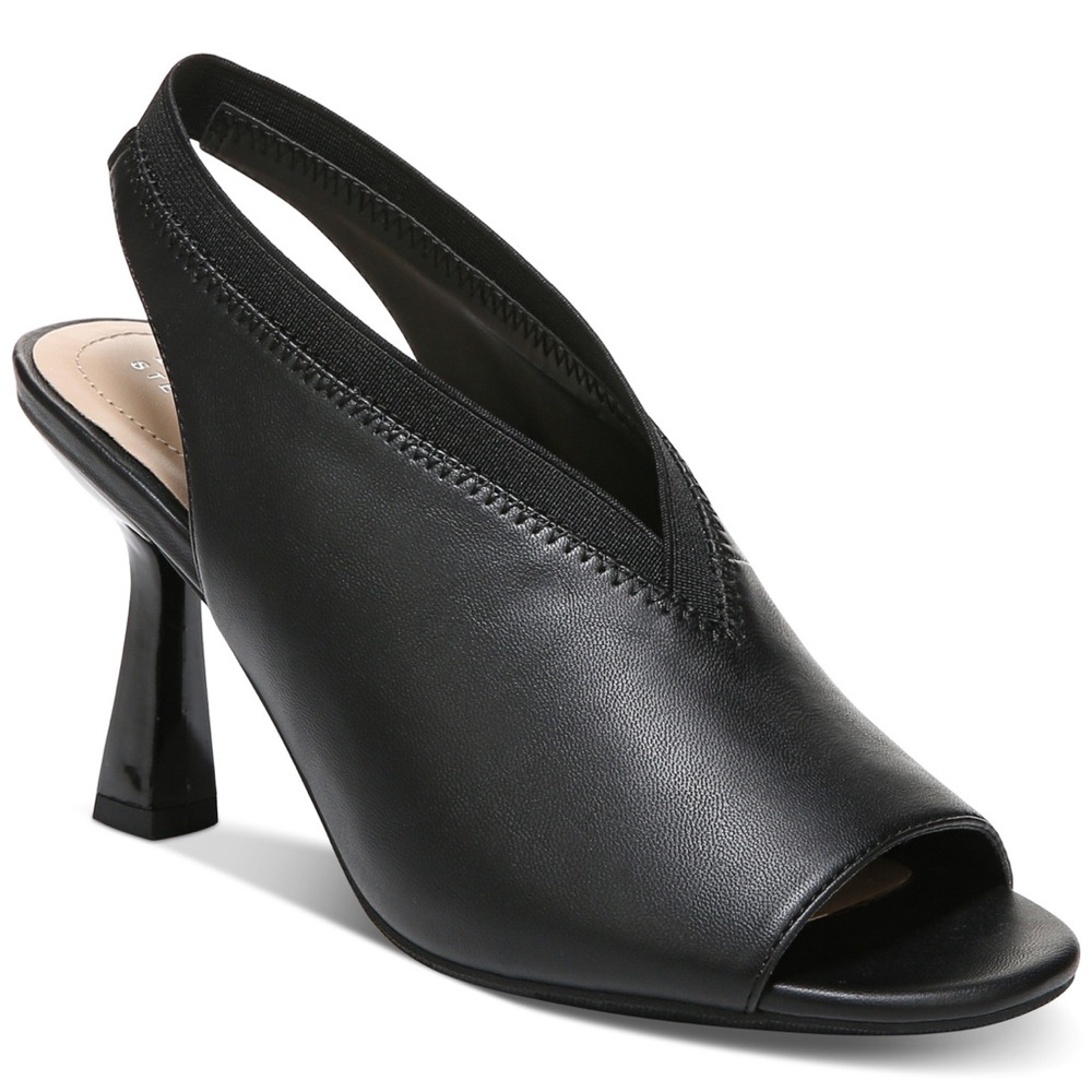 Alfani Women’s Black V-Cut Slingback Heels Size 9.5M